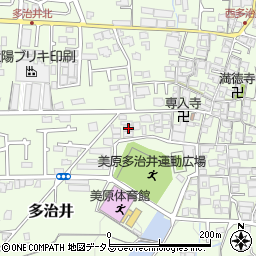 大阪府堺市美原区多治井382周辺の地図