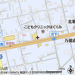 広島県福山市駅家町万能倉916周辺の地図