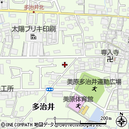 大阪府堺市美原区多治井105-3周辺の地図