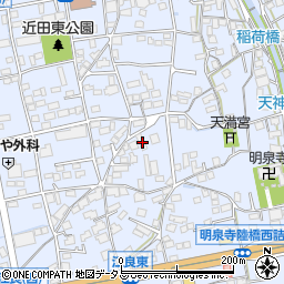 広島県福山市駅家町倉光596-2周辺の地図