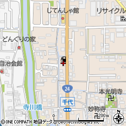 ＥＮＥＯＳ田原本ＳＳ周辺の地図