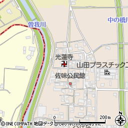 奈良県磯城郡田原本町佐味686周辺の地図