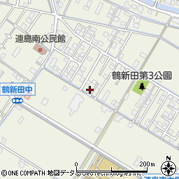 岡山県倉敷市連島町鶴新田1095-3周辺の地図