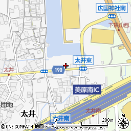 大阪府堺市美原区太井578-2周辺の地図