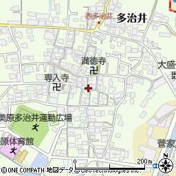 大阪府堺市美原区多治井686周辺の地図