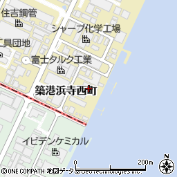 日本肥料株式会社　堺工場周辺の地図