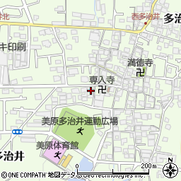 大阪府堺市美原区多治井377周辺の地図