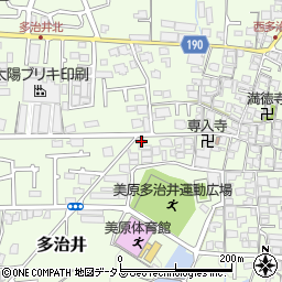 大阪府堺市美原区多治井381周辺の地図