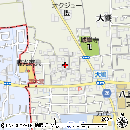 大阪府堺市美原区大饗335周辺の地図