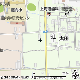 奈良県桜井市太田126-3周辺の地図