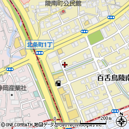 大阪府堺市北区百舌鳥陵南町3丁21周辺の地図