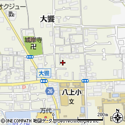 大阪府堺市美原区大饗177-8周辺の地図