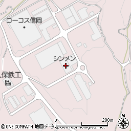 シンメン株式会社　物流センター周辺の地図