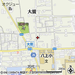 大阪府堺市美原区大饗177-12周辺の地図