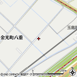 岡山県浅口市金光町八重362周辺の地図