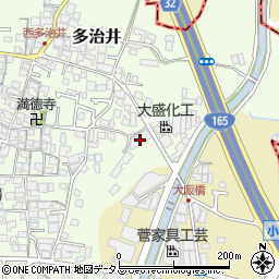 大阪府堺市美原区多治井636-3周辺の地図