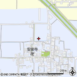 奈良県磯城郡田原本町矢部周辺の地図