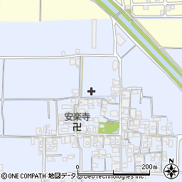 奈良県田原本町（磯城郡）矢部周辺の地図