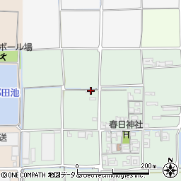 奈良県磯城郡田原本町笠形121周辺の地図