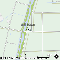斎宮のハナショウブ群落トイレ周辺の地図