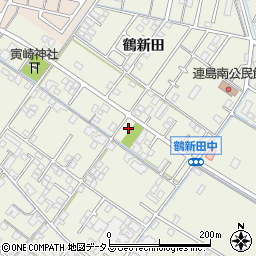 岡山県倉敷市連島町鶴新田817周辺の地図