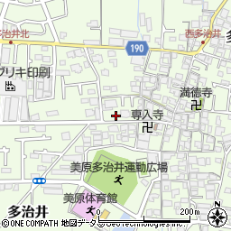 大阪府堺市美原区多治井372周辺の地図