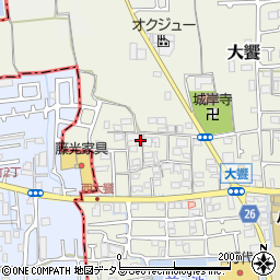 大阪府堺市美原区大饗315-4周辺の地図