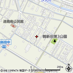 岡山県倉敷市連島町鶴新田1095-17周辺の地図