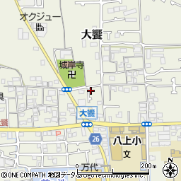 大阪府堺市美原区大饗165-10周辺の地図