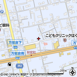 広島県福山市駅家町万能倉1111-8周辺の地図