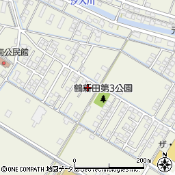 岡山県倉敷市連島町鶴新田1102-4周辺の地図
