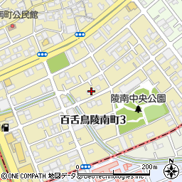 大阪府堺市北区百舌鳥陵南町3丁108周辺の地図