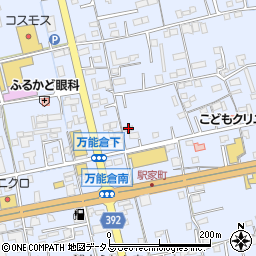 広島県福山市駅家町万能倉1105-1周辺の地図