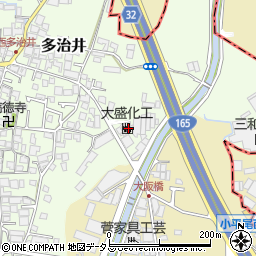 大阪府堺市美原区多治井633周辺の地図