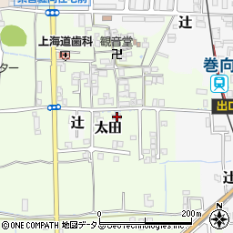 奈良県桜井市太田105周辺の地図