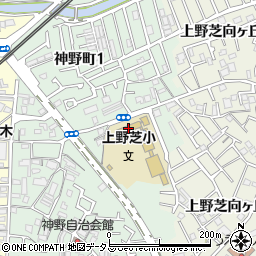 堺市立上野芝小学校周辺の地図