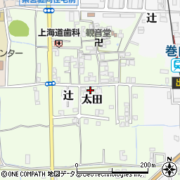 奈良県桜井市太田111周辺の地図