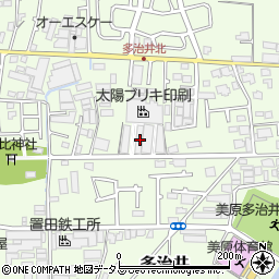 大阪府堺市美原区多治井266-2周辺の地図