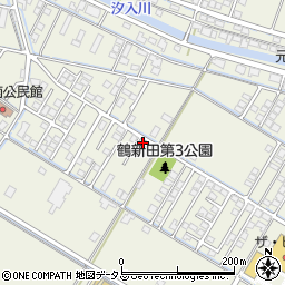 岡山県倉敷市連島町鶴新田1102-3周辺の地図