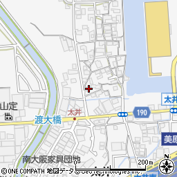 大阪府堺市美原区太井276周辺の地図
