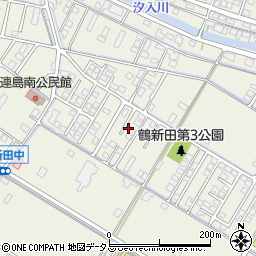 岡山県倉敷市連島町鶴新田1095-6周辺の地図