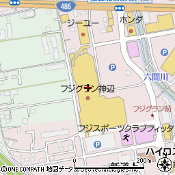 パレットプラザフジグラン神辺店周辺の地図