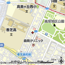 株式会社天理楽器　ピアノ調律センター周辺の地図