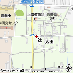 奈良県桜井市太田122-1周辺の地図