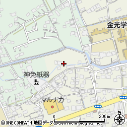 岡山県浅口市金光町占見新田604周辺の地図