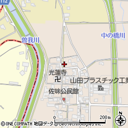 奈良県磯城郡田原本町佐味25周辺の地図