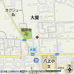 大阪府堺市美原区大饗215-4周辺の地図