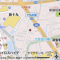 広島県福山市神辺町十九軒屋24-1周辺の地図