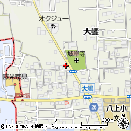 大阪府堺市美原区大饗325-1周辺の地図