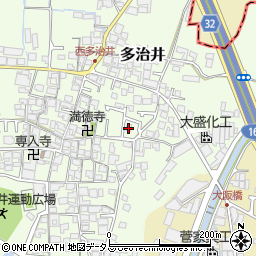 大阪府堺市美原区多治井673周辺の地図